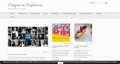 Desktop Screenshot of critiquesetconfidences.fr